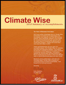 Climate Wise Report Cover