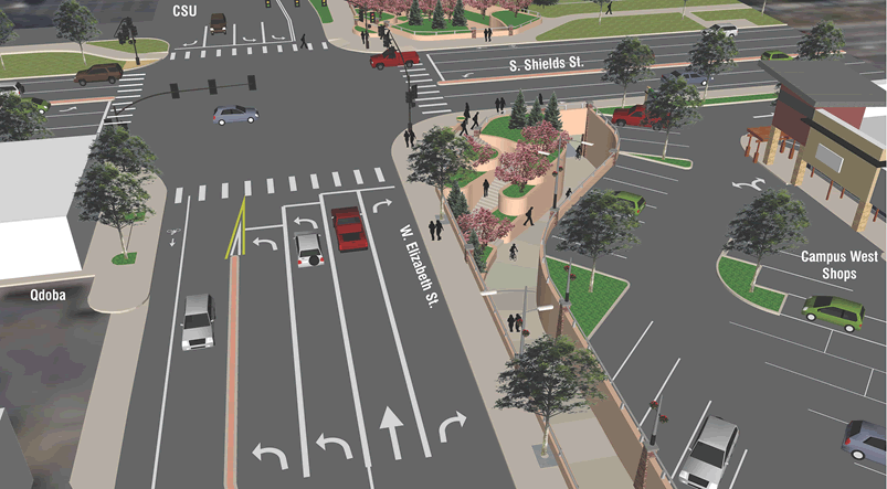 intersection improvement rendering
