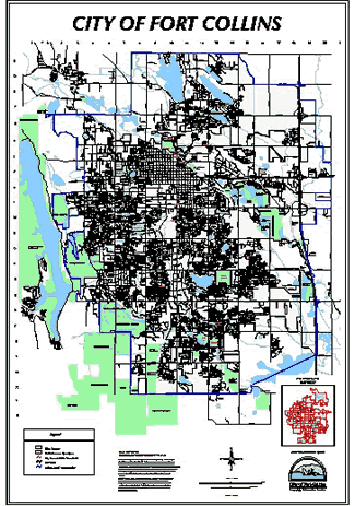 Map of City of Fort Collins