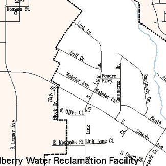 Map of City of Fort Collins