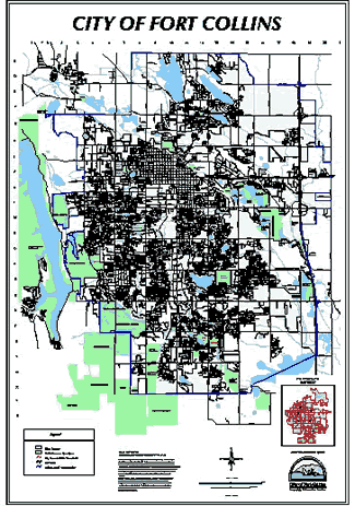 Map of City of Fort Collins