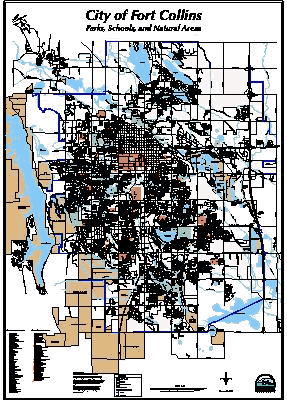 Map of City of Fort Collins