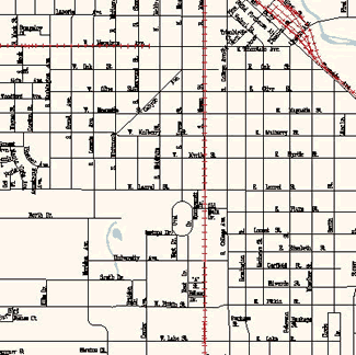 Map of City Limits Detail
