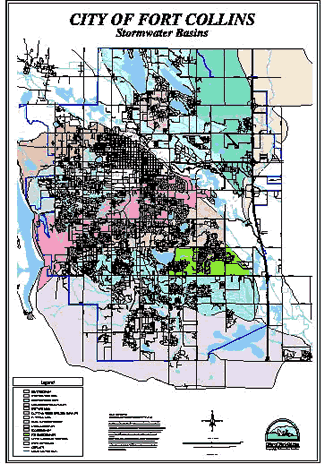Map of Stormwater Basins