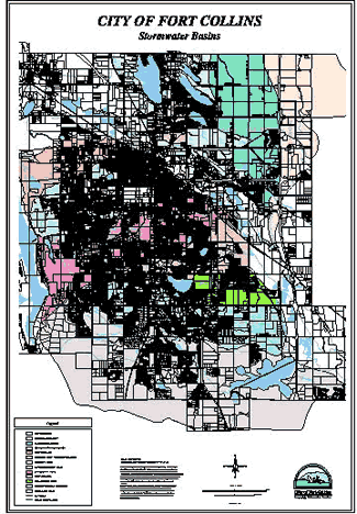 Map of Stormwater Basins