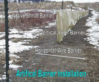Artifical Barrier Installation
