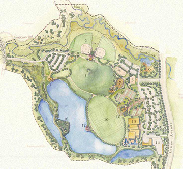 Fossil Creek master plan layout