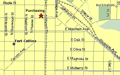 Directions to City of Fort Collins Purchasing Department