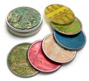 coasters made from motherboards