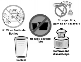 no plastic items