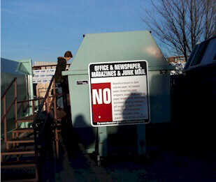 Mixed Paper Recycling Bin