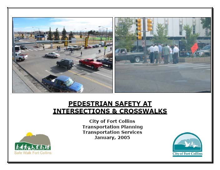 Pedestrian Safety at Intersections and Crosswalks