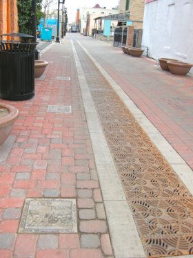 Pavers on Street