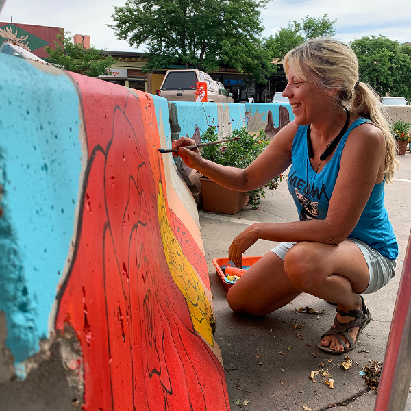 Downtown Barrier Murals