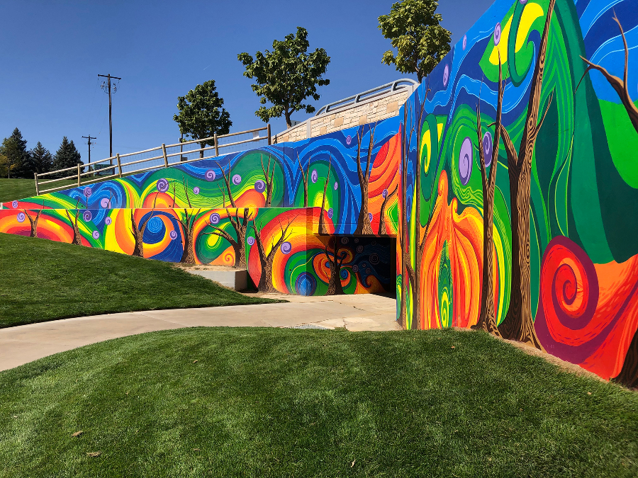 completed mural