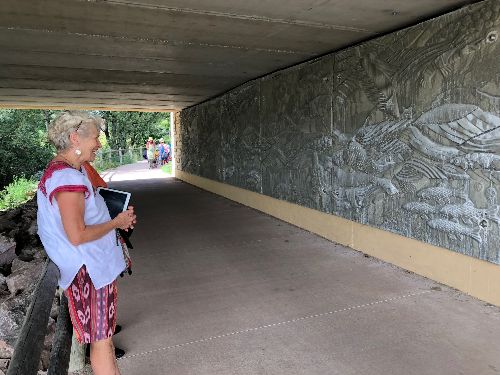 Art Under The Riverside Bridge