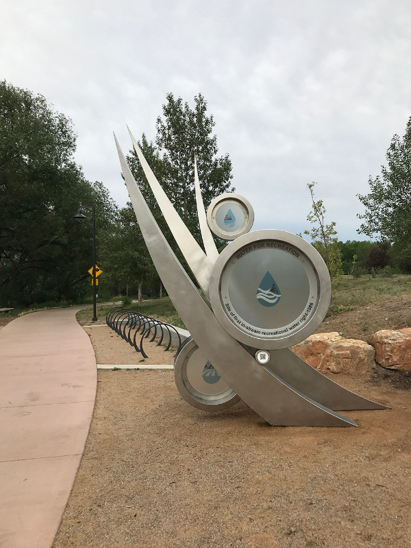 New Art at the Poudre River Whitewater Park