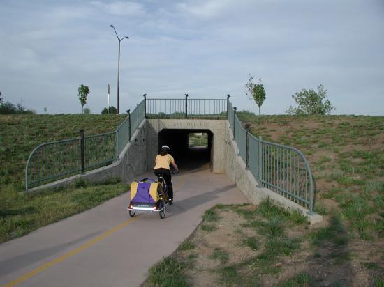 West side of underpass