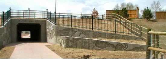 East side of underpass