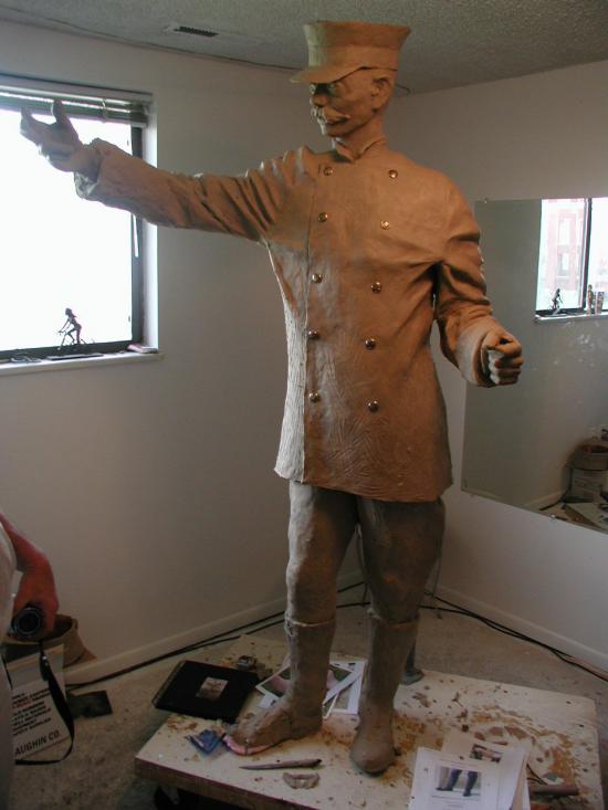 Original clay sculpture
