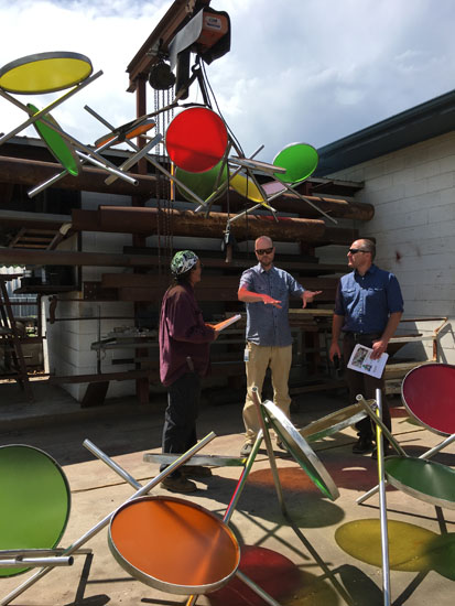 Artwork installation