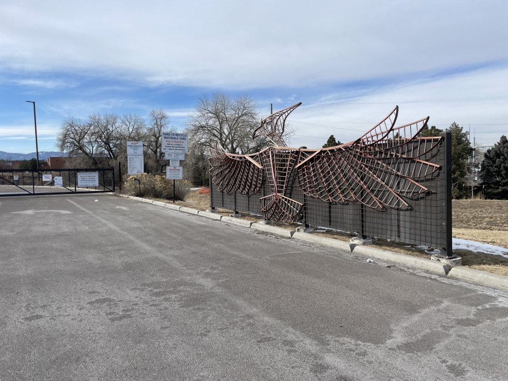 Sculpture at Timberline Recycling Center