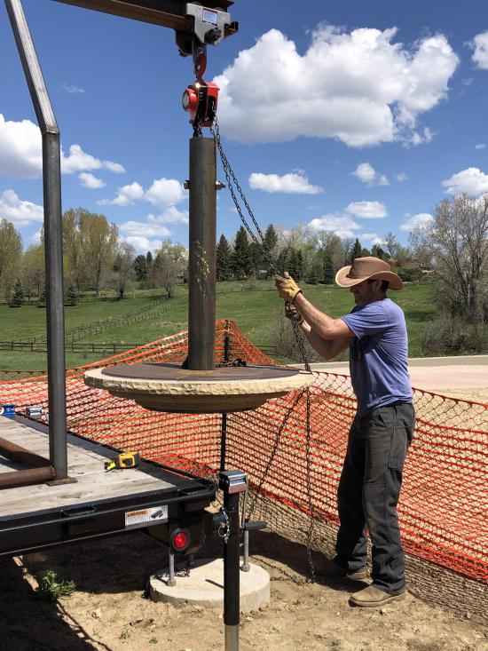 The start of installation