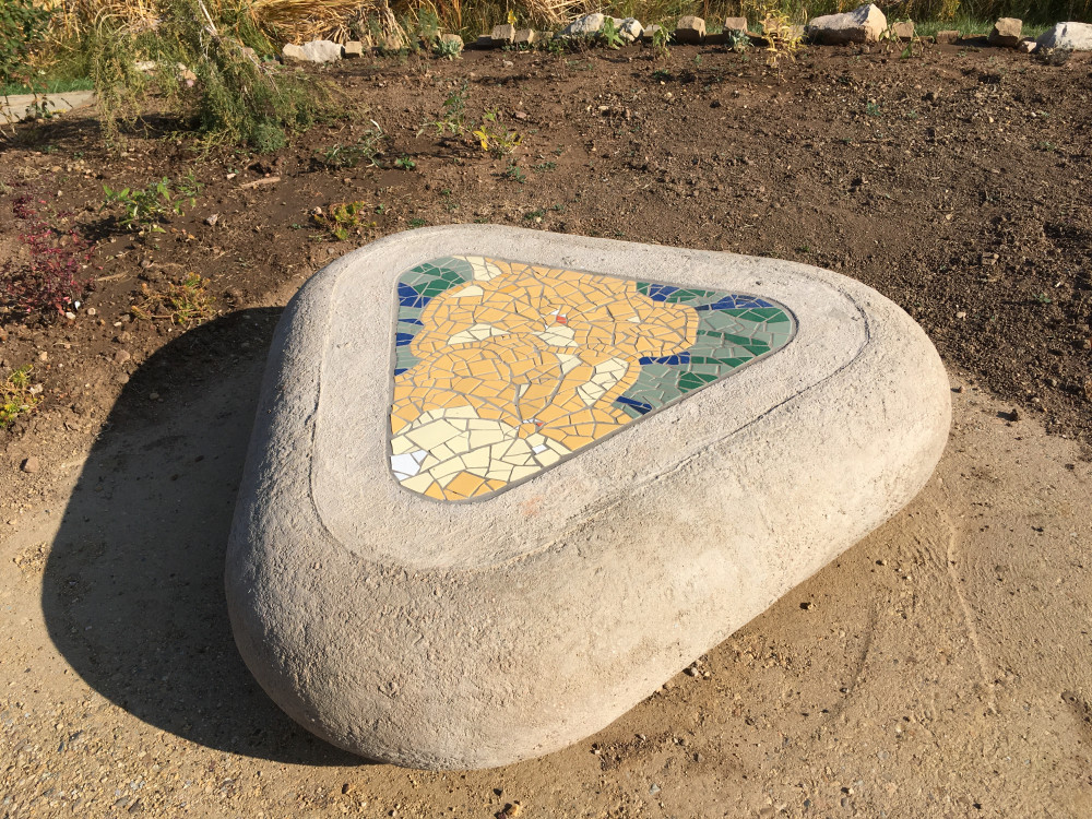 Placed primrose bench