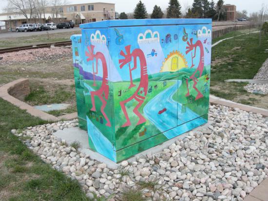 Circle of Children Transformer Cabinet Mural