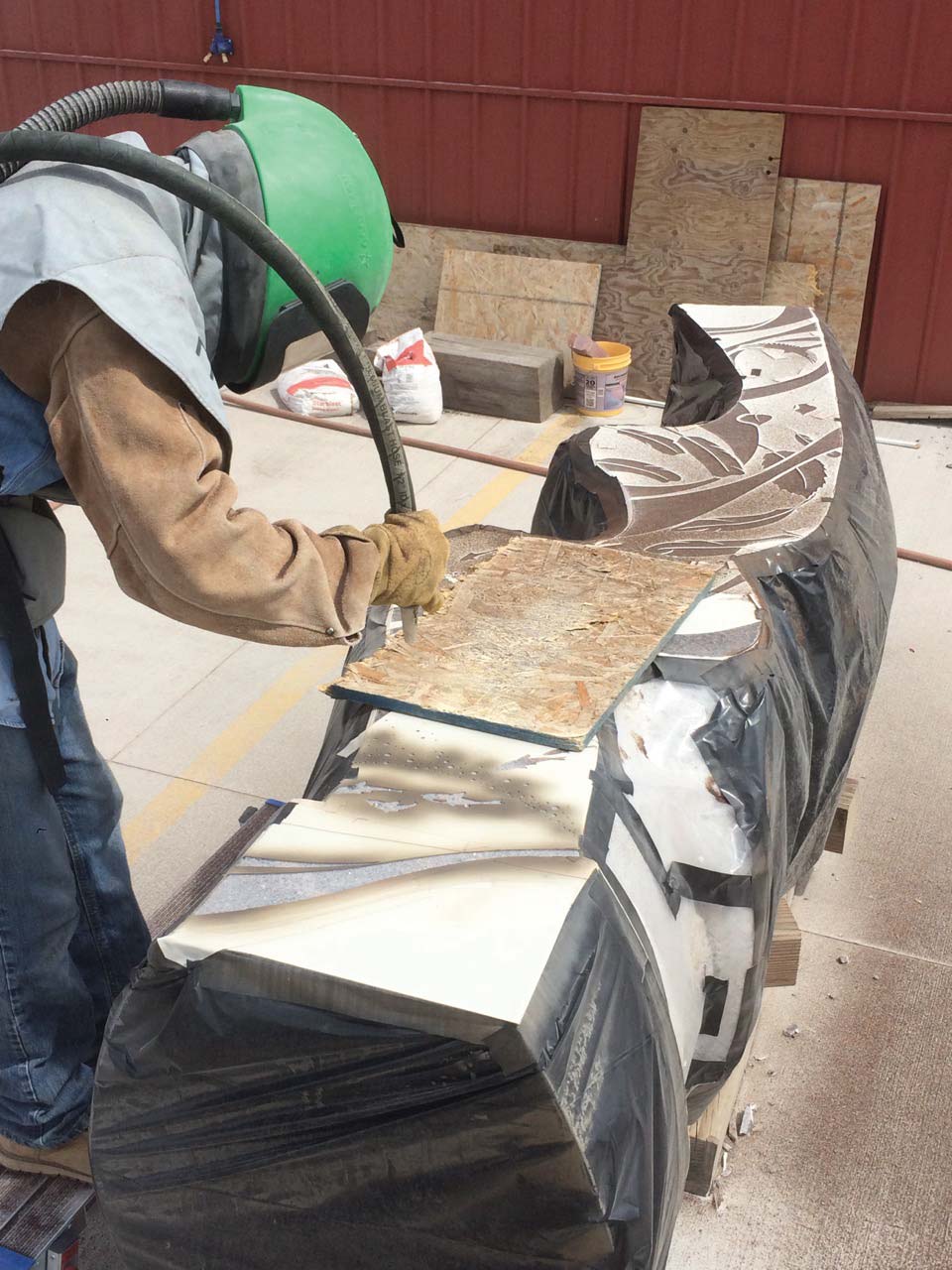 Sandblasting