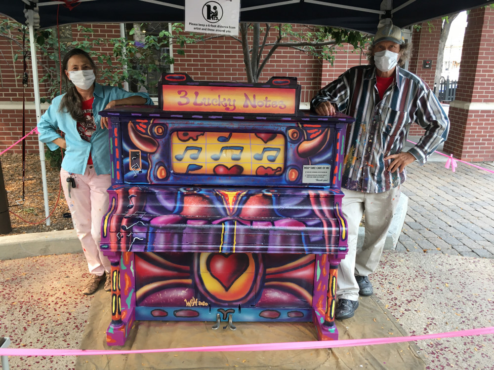 completed mural with artists Heather Reimer and Werner Schreiber