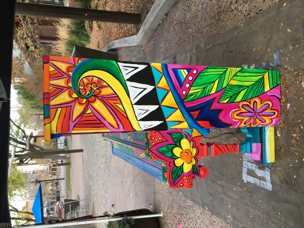 Completed mural side