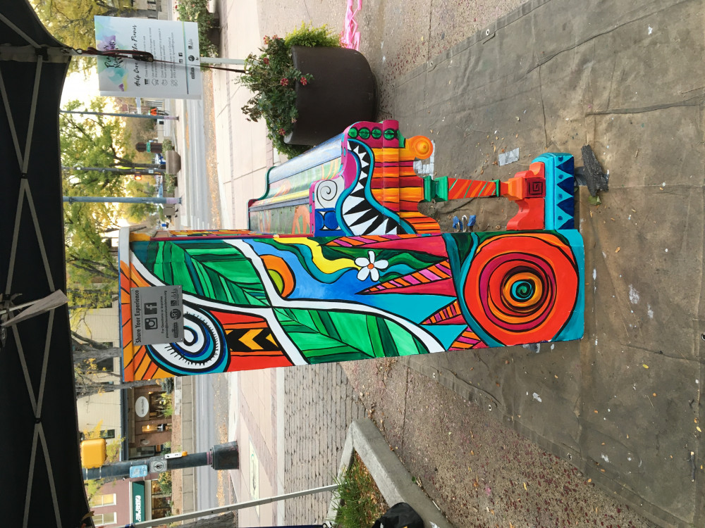 Completed mural side