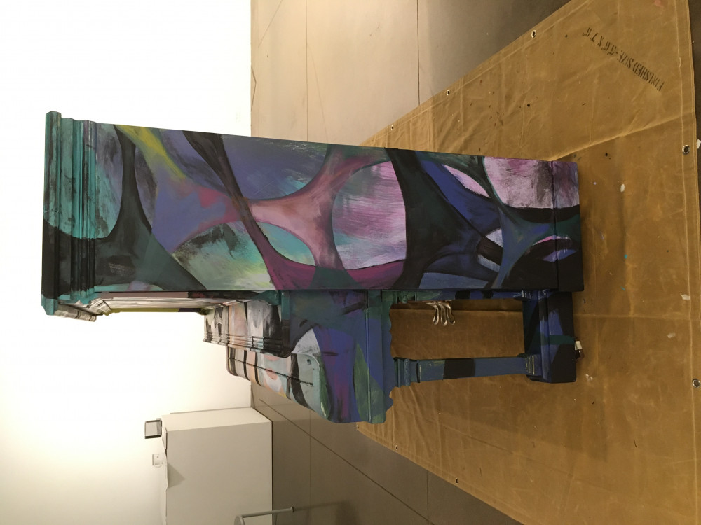 Completed mural side