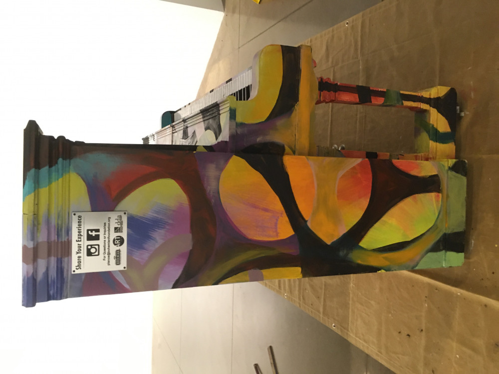 Completed mural side