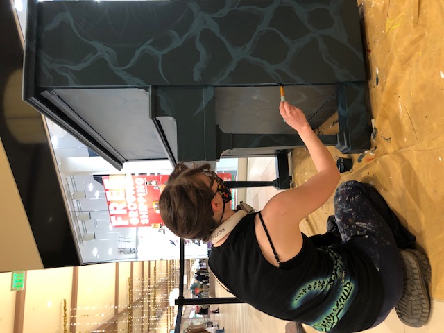 mural in progress