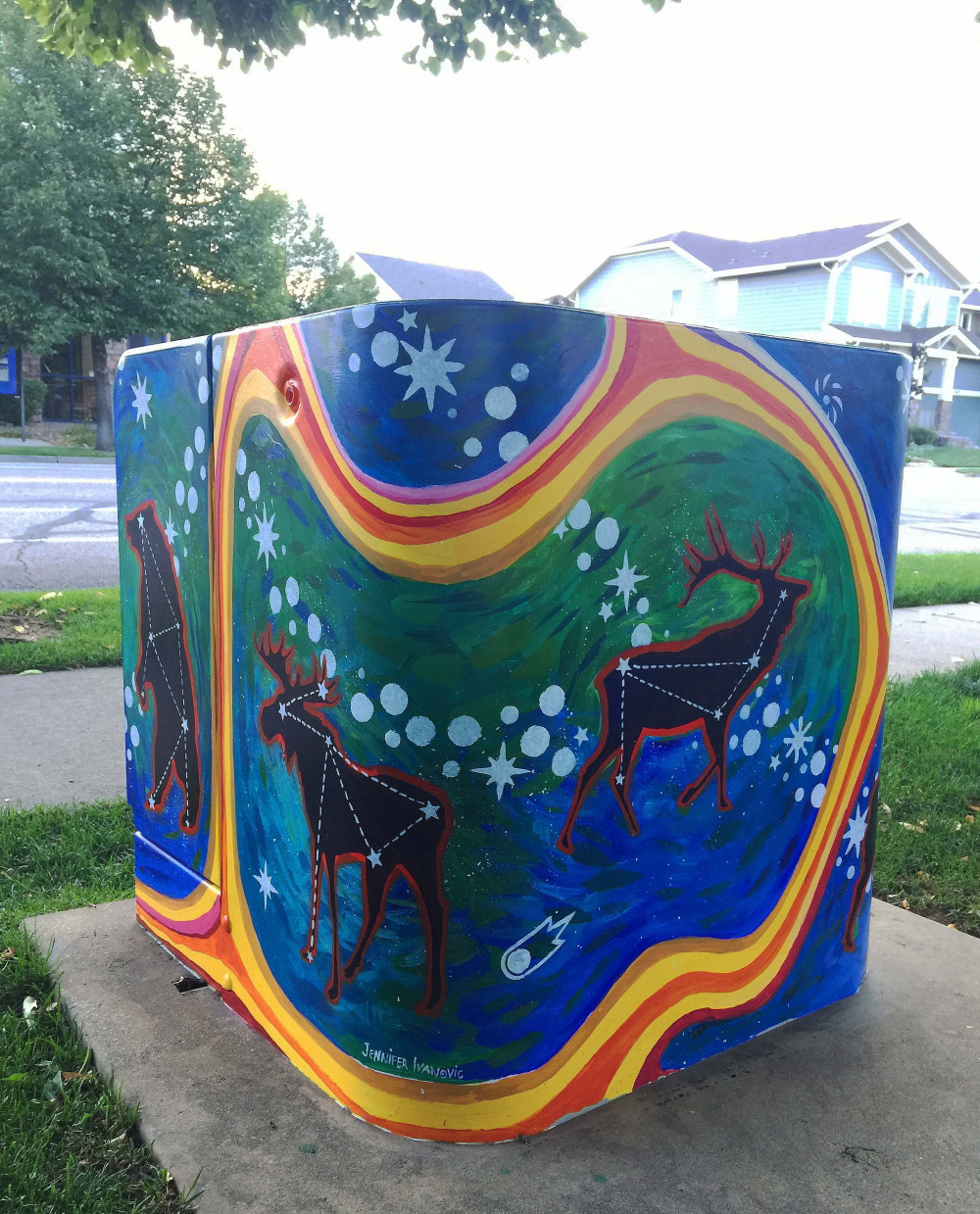 Completed mural sides