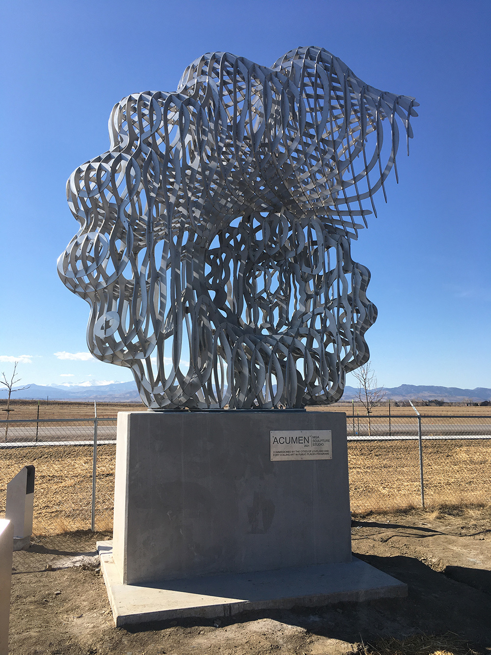 The sculpture