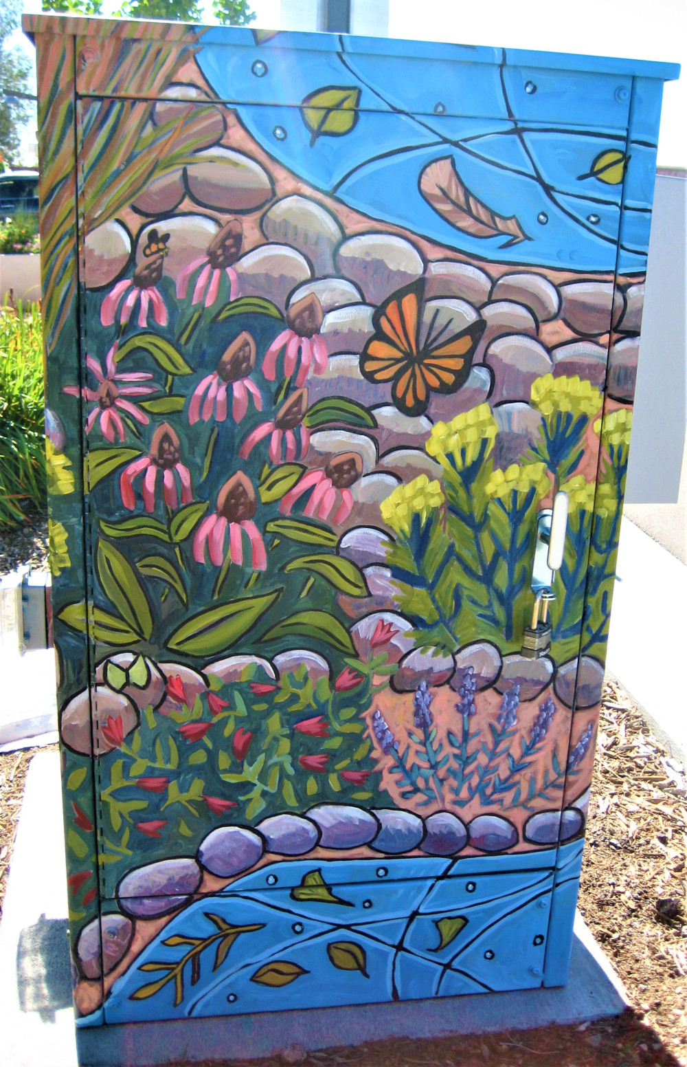 Completed mural west side