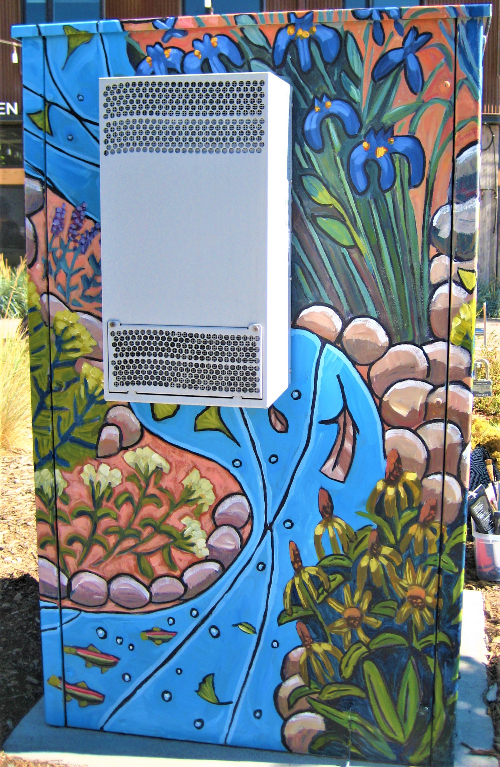 Completed mural south side