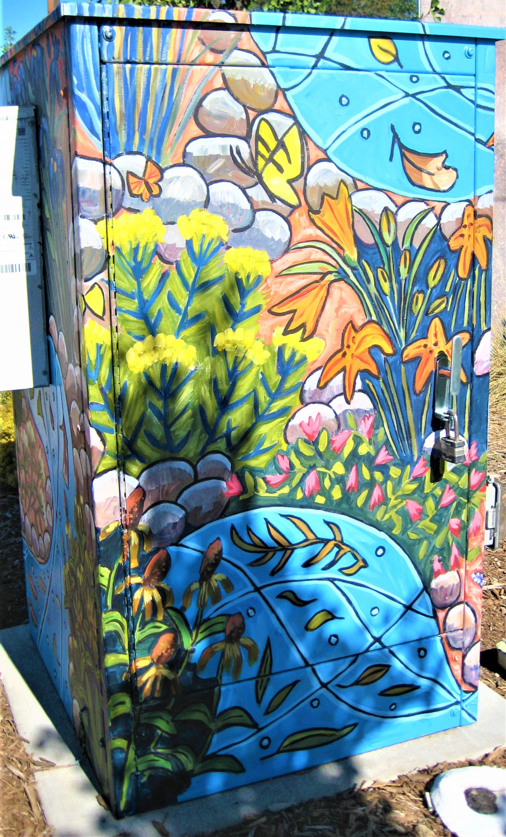 Completed mural east side