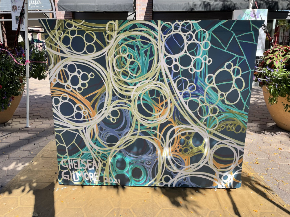 Completed mural back