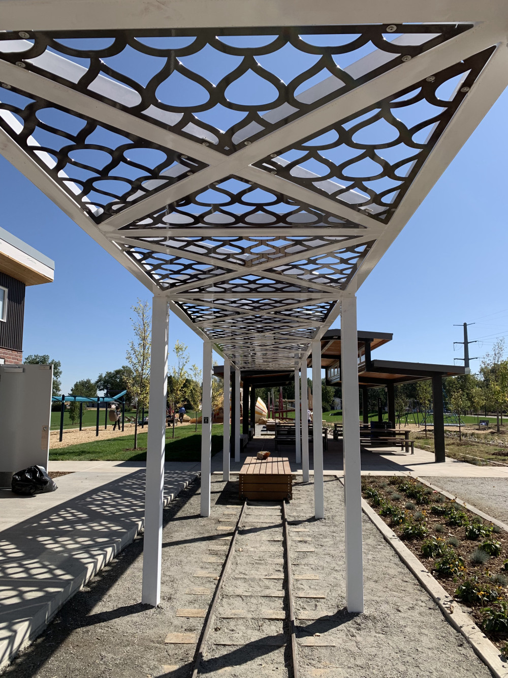 view from open end of Conveyor