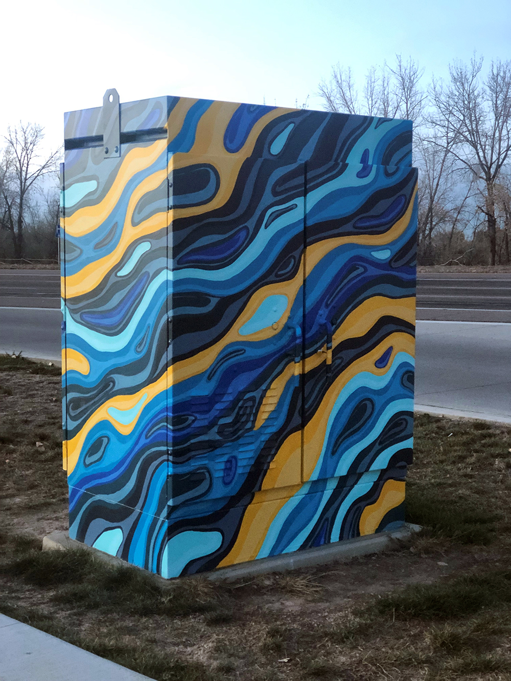 Mural looking northwest