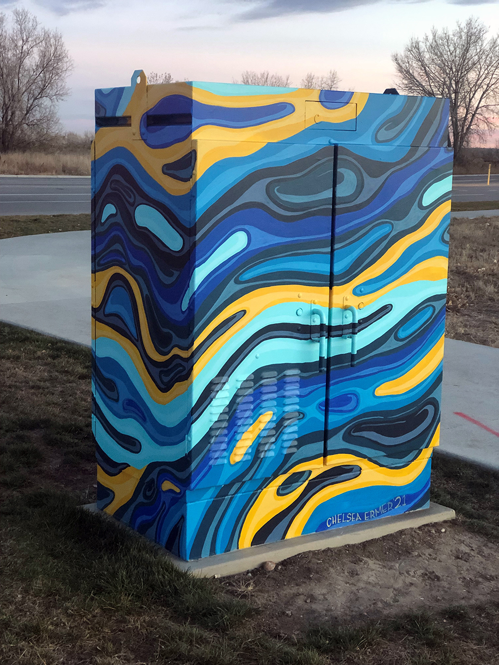 Mural looking southeast