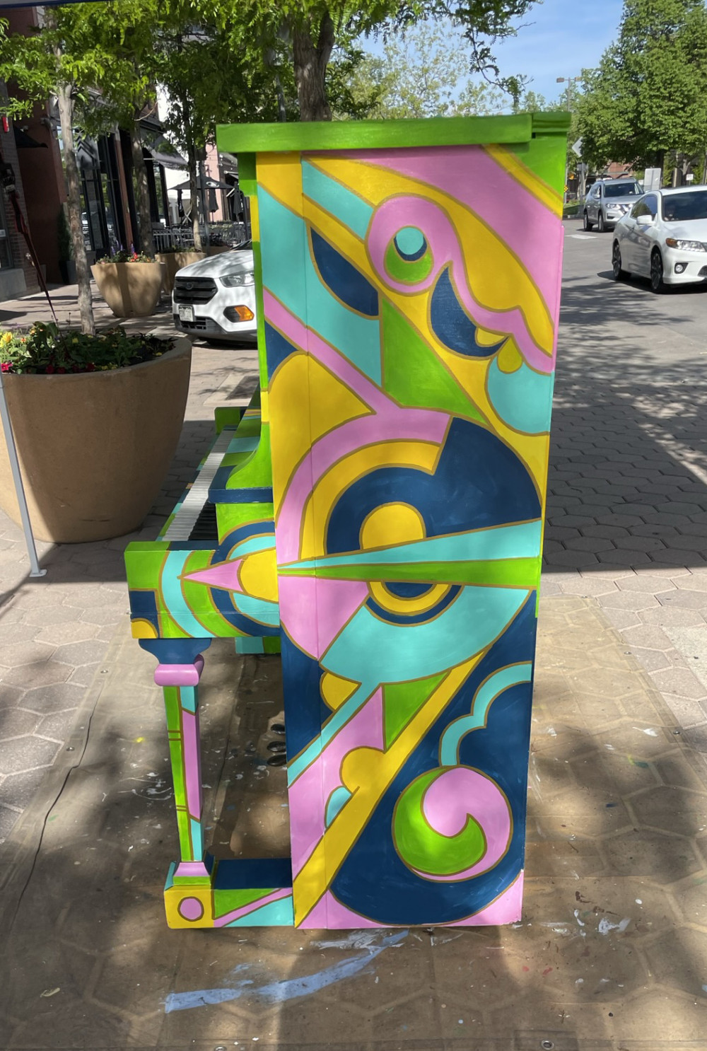 Completed mural side