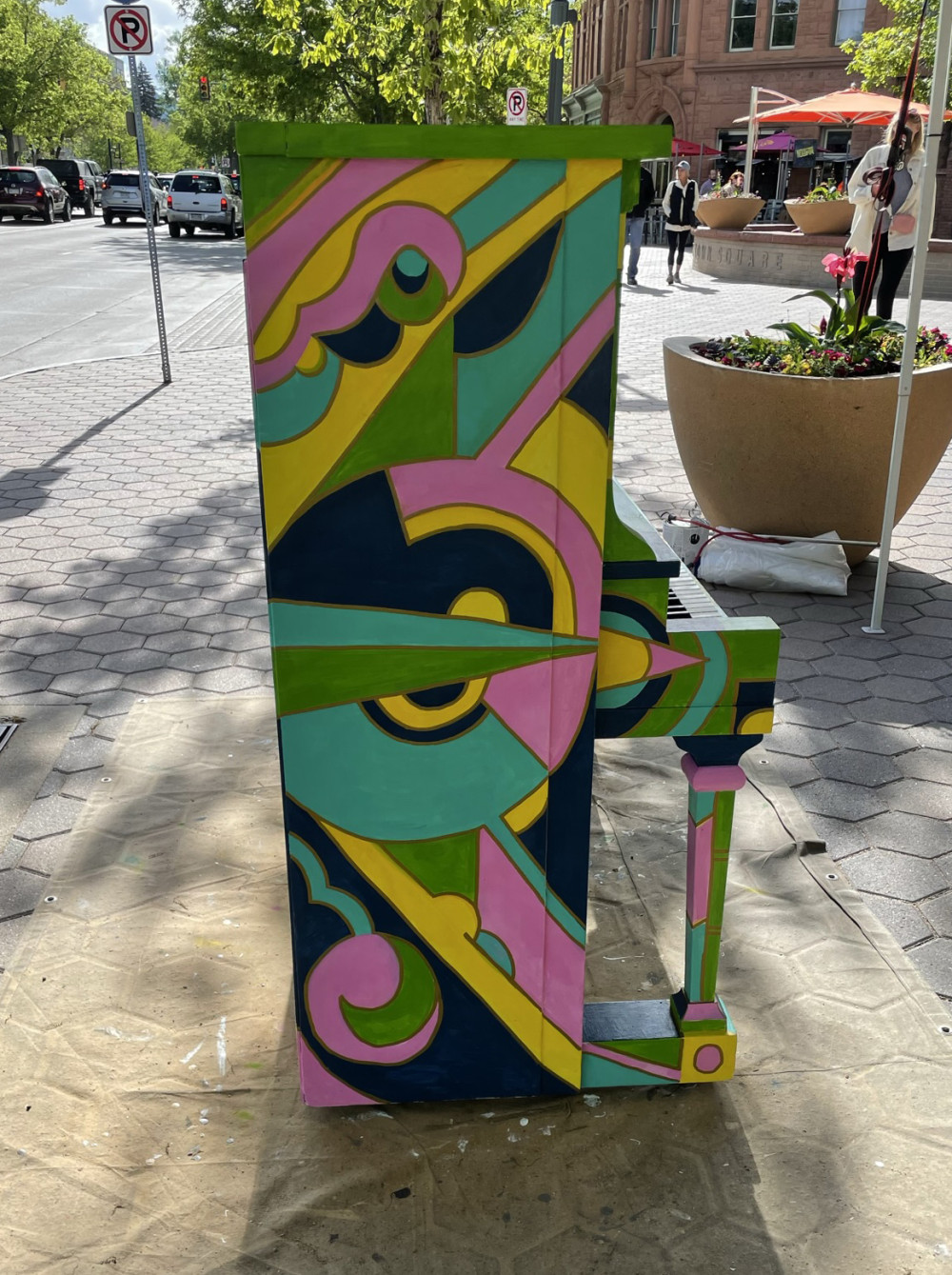 Completed mural side