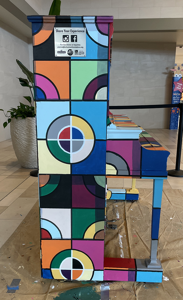 Completed mural side