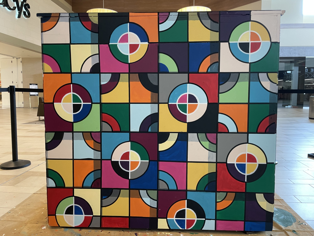 Completed mural back