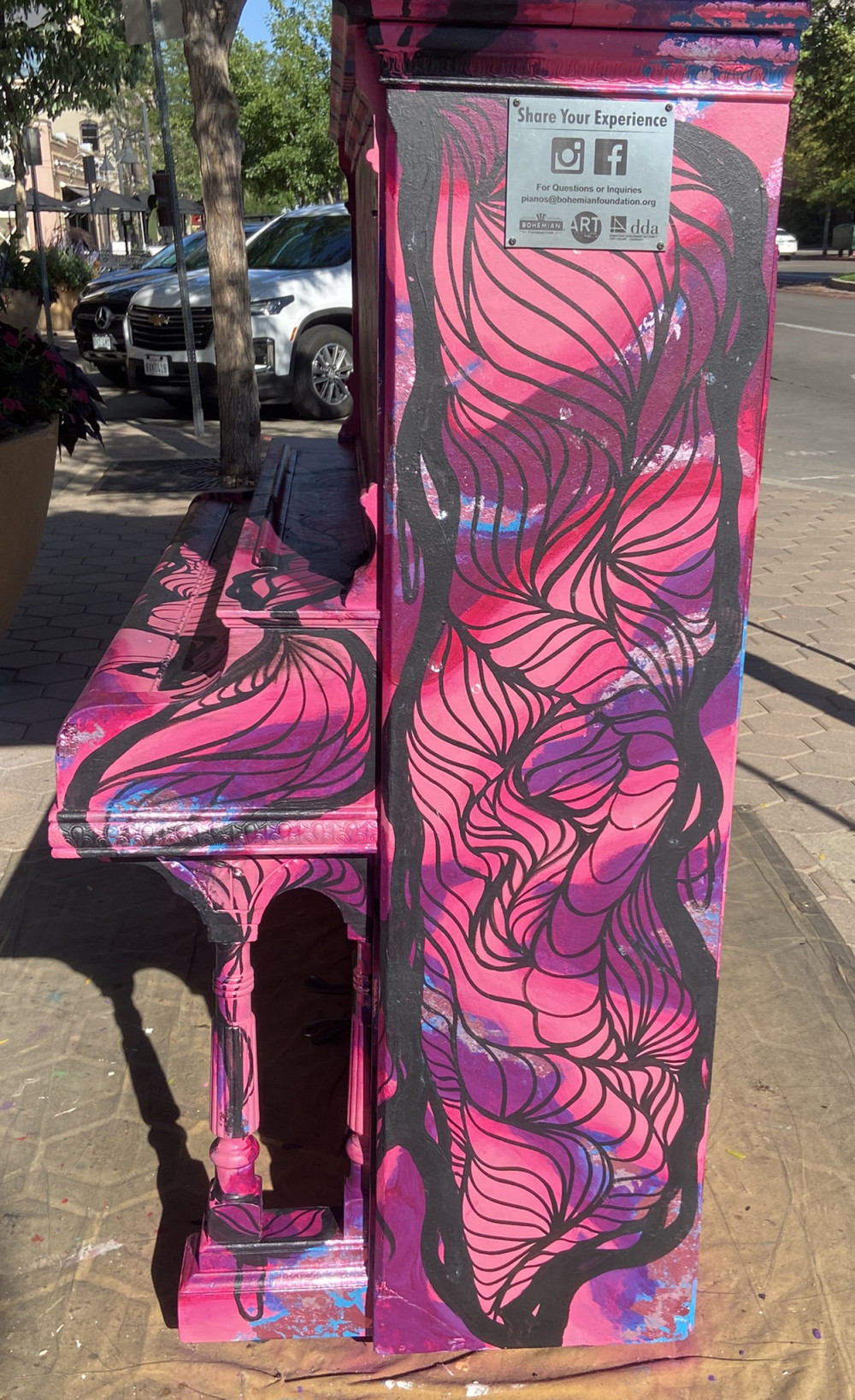 Completed mural side